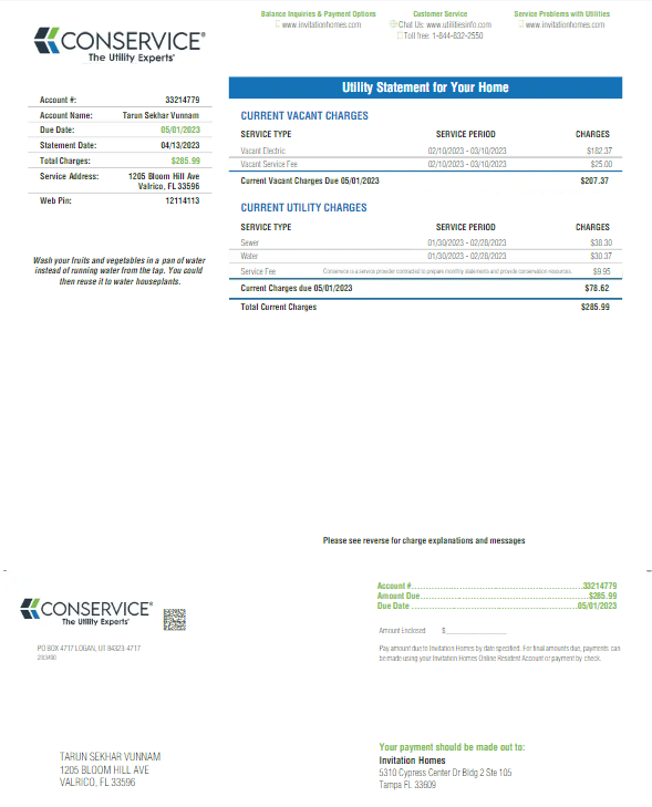  Minol USA business utility bill 
